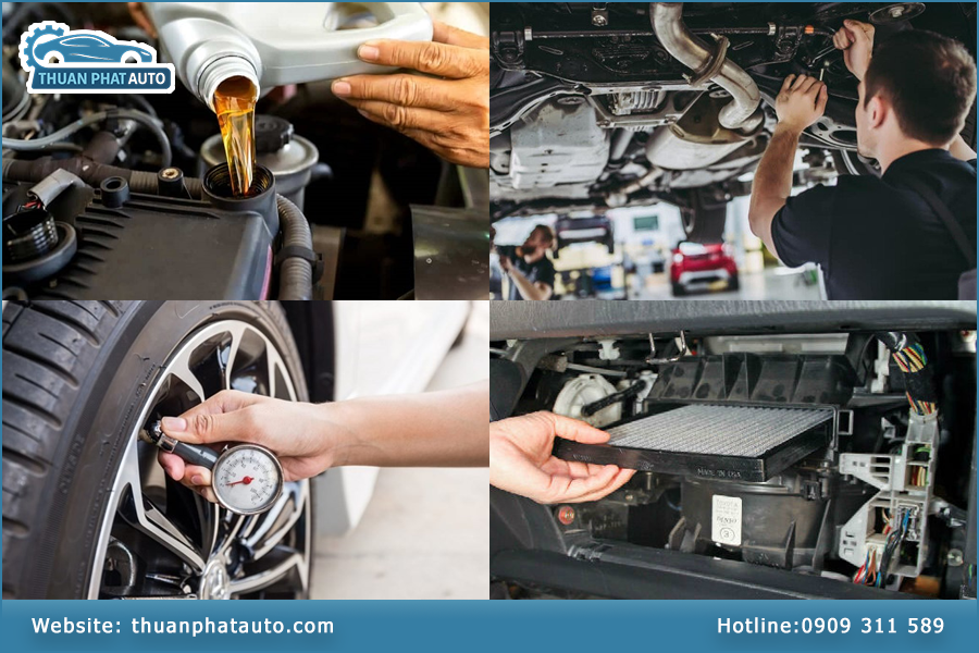 Các hạng mục bảo dưỡng ô tô cấp 5000 km